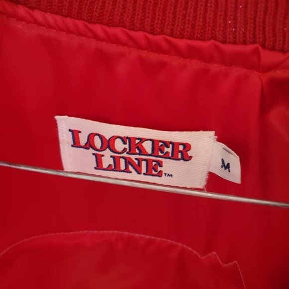 Vintage Mickey Mouse The Mail Pilot Red White Jacket Locker Line - Picture 6 of 8